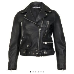 Acne Studios biker leather jacket